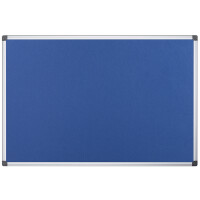 Bi-Office Filztafel "Maya", 1.200 x 900 mm, blau