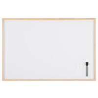 Bi-Office Weißwandtafel, mit Holzrahmen, (B)400 x (H)300 mm