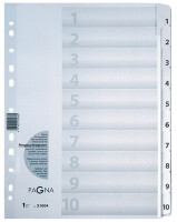 PAGNA Karton-Register Zahlen 1 - 31, DIN A4, 31-teilig
