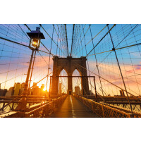 PAPERFLOW Wandbild "Brooklyn Bridge", aus...