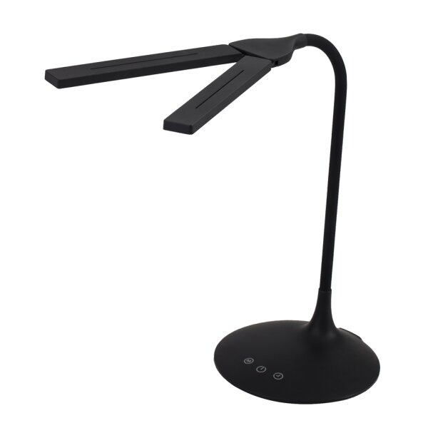 ALBA Akku LED-Tischleuchte "LEDTWIN", kabellos, schwarz
