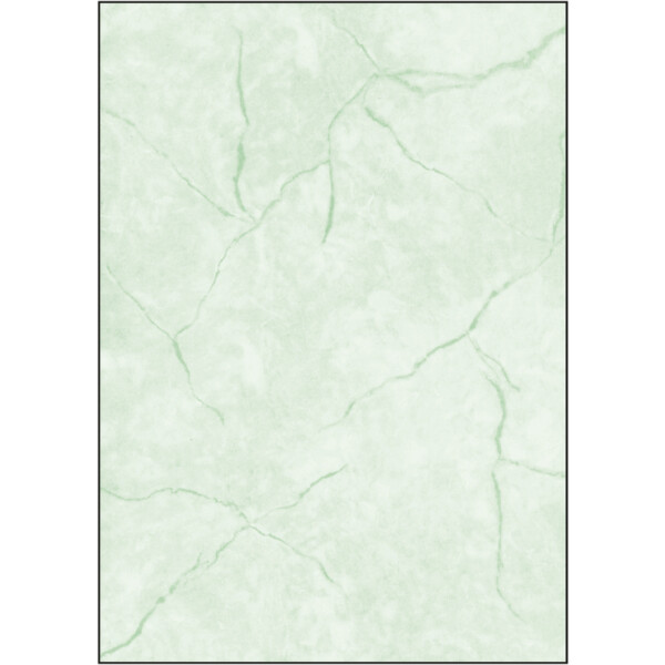 sigel Struktur-Papier, A4, 90 g qm, Feinpapier, Granit grün