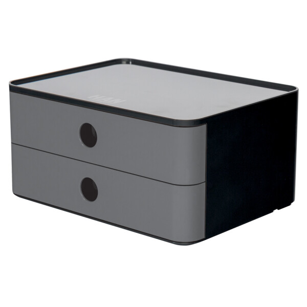 HAN Schubladenbox SMART-BOX ALLISON, 2 Schübe, granite grey
