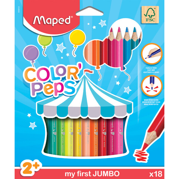 Maped my first Dreikant-Buntstift COLORPEPS JUMBO,24er Etui