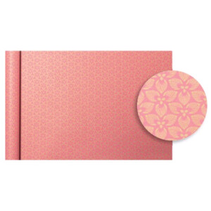 Clairefontaine Geschenkpapier "Tiny Rolls Blumen rosa"