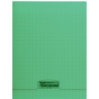 Calligraphe Schulheft, 240 x 320 mm, kariert, grün