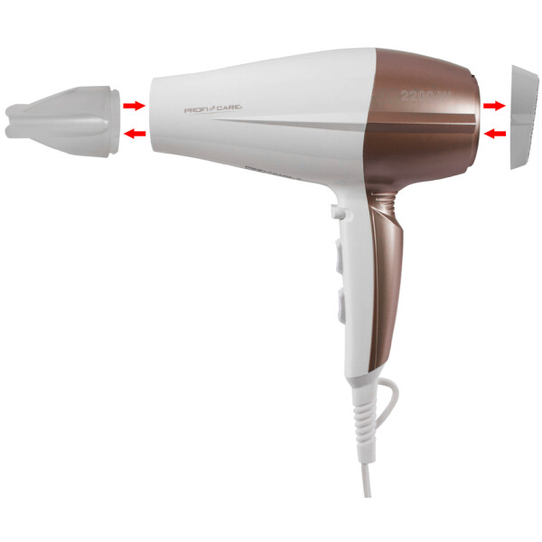 PROFI CARE Haartrockner PC-HT 3010, wei&szlig; champagner