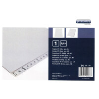 proOFFICE Kunststoff-Register, A-Z, A4 halbe Höhe,...