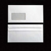 Briefumschläge DIN Lang (110 x 220 mm) Haftklebung mit Fenster links 75g/m2 weiss (1 Palette; 77.000 Stück)