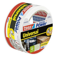 tesa Folienband extra Power Universal, 50 mm x 50 m, schwarz