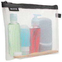 LEITZ Kosmetiktasche WOW Traveller, transparent grün