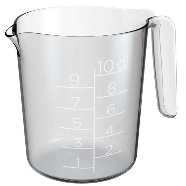 GastroMax Messbecher, 0,3 Liter, transparent
