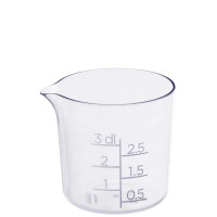 GastroMax Messbecher, 0,3 Liter, transparent