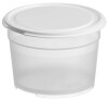GastroMax Frischhaltedose, 0,6 Liter, transparent weiß