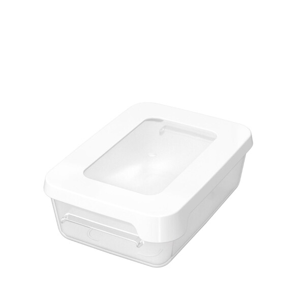 GastroMax Vorratsdose Lunchbox, 0,3 Liter, milchig weiß