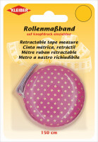 KLEIBER Schneider-Rollmaßband, 150 cm, pink