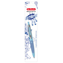 herlitz Druckkugelschreiber my.pen, hellblau dunkelblau