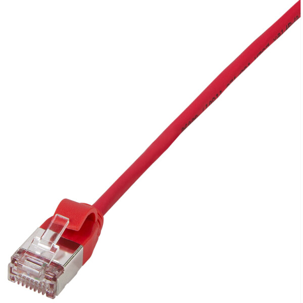 LogiLink Patchkabel Ultraflex, Kat. 6A, U FTP, 1,0 m, rot