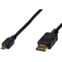 DIGITUS Anschlusskabel High Speed, HDMI-A - Micro HDMI-D