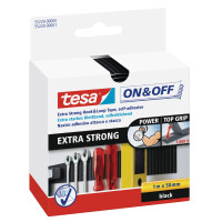 tesa On & Off Klettband Extra Strong, 50 mm x 1 m,...