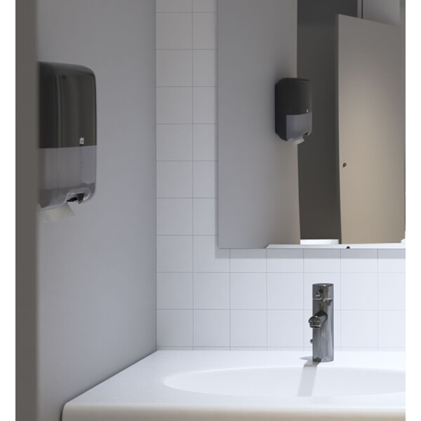 TORK Mini Falthandtuch-Spender ELEVATION, Kunststoff,schwarz