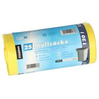 STARPAK Müllsäcke HDPE, 120 Liter, blau
