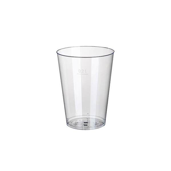 STARPAK Kunststoff-Trinkbecher PS, 0,3 l, glasklar, 50er