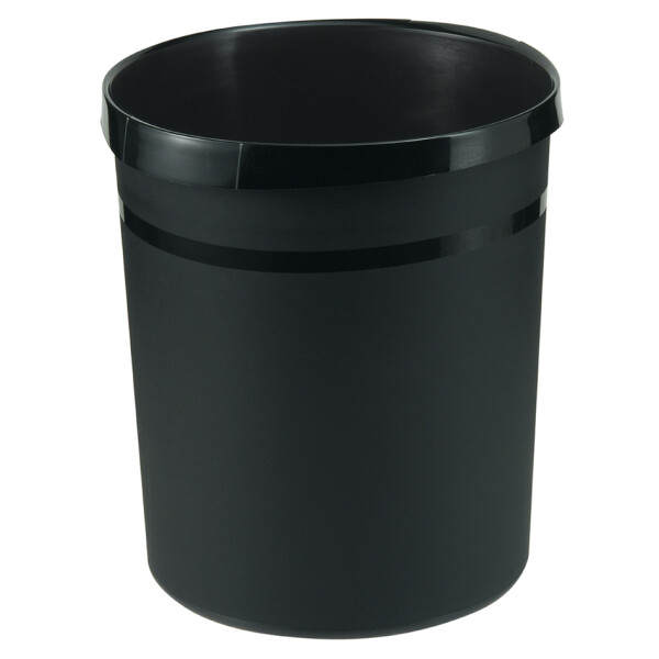 HAN Papierkorb GRIP KARMA, Kunststoff, 18 Liter, schwarz