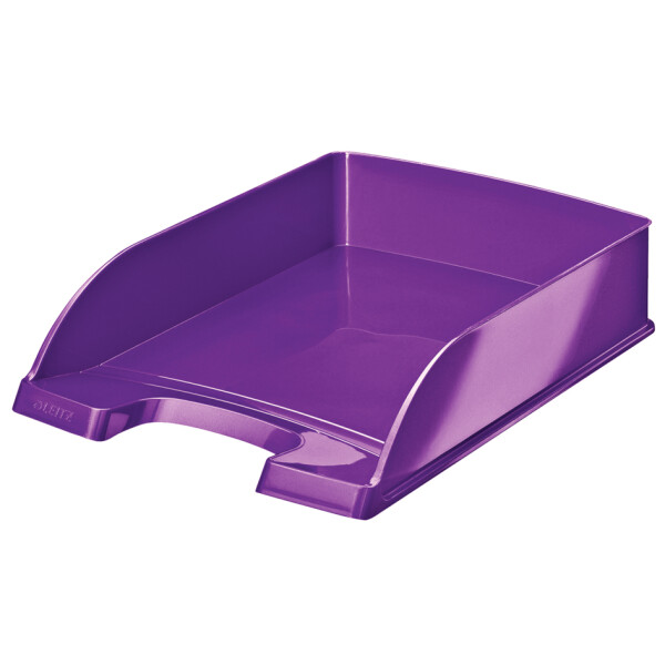 LEITZ Briefablage Plus WOW, A4, Polystyrol, schwarz