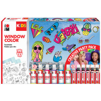 Marabu KiDS Window Color-Set "Party Pack", 6 x...
