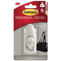 3M Command Metall-Haken "Classic", Größe: M, silber