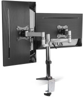 LogiLink TFT- LCD-Doppel-Monitorarm, Armlänge: 342 mm