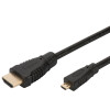 DIGITUS Anschlusskabel High Speed, HDMI-A - Micro HDMI-D
