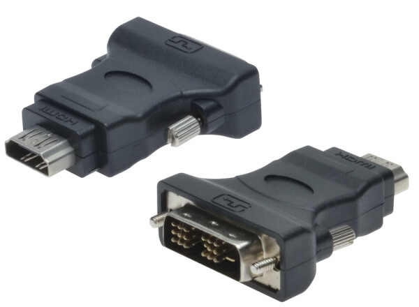 DIGITUS DVI-Adapter, DVI - HDMI A, schwarz