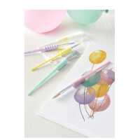 FABER-CASTELL Synthetikhaarpinsel-Set Pastell