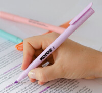 Kores Textmarker-Pen "High Liner Pastell", 6er...