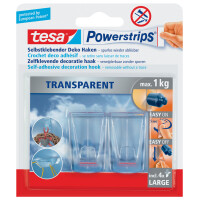 tesa Powerstrips DECO-HAKEN, Haltekraft: max. 0,2 kg