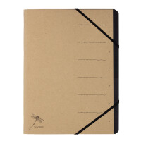 PAGNA Ordnungsmappe "Pur", 7 Fächer, natur