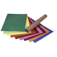 folia Transparentpapier, (B)700 mm x (L)1 m, 42 g qm, farbig