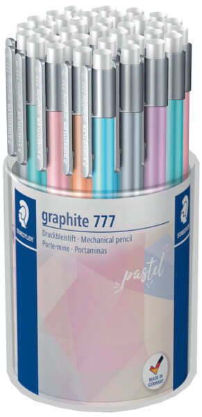 STAEDTLER Druckbleistift graphite 777 pastel, 36er Köcher
