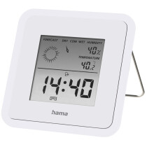hama Thermo- Hygrometer "TH50", weiß