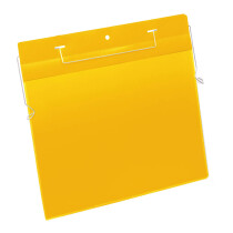 DURABLE Drahtbügeltasche, DIN A4 hoch, gelb