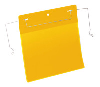 DURABLE Drahtbügeltasche, DIN A4 hoch, gelb