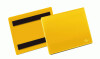DURABLE Kennzeichnungstasche, magnetisch, DIN A4 quer, gelb