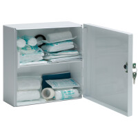 LEINA Verbandschrank A, Inhalt DIN 13157, weiß