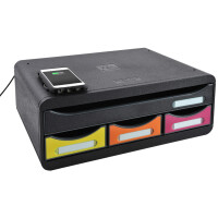 EXACOMPTA Schubladenbox TOOLBOX MINI QI, 4 Schübe,...