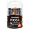 POSCA Pigmentmarker "Pack XL Festif", 26er Set, sortiert