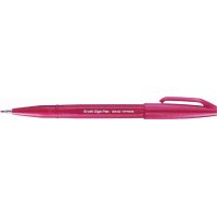 PentelArts Faserschreiber Brush Sign Pen SES15, burgunderrot