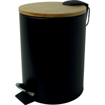 helit Tret-Abfallbehälter "the bamboo", 3 Liter, weiß