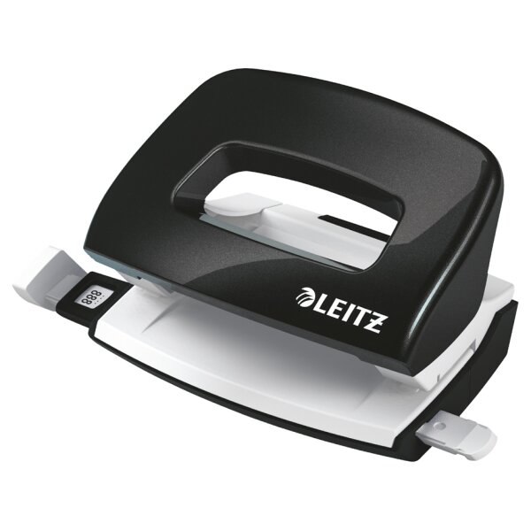 LEITZ Locher Mini NeXXt WOW 5060, schwarz, Karton